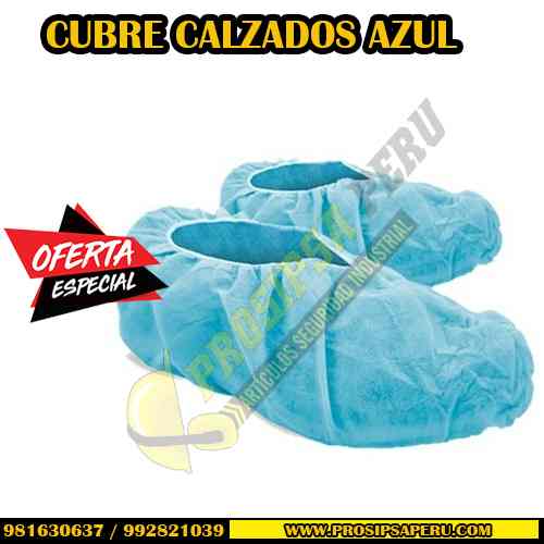 CUBRE CALZADO DESCATABLE AZUL