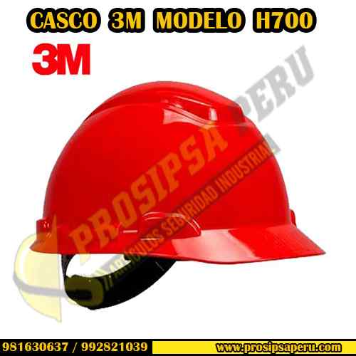 CASCO 3M H700 ROJO