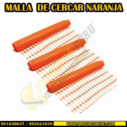 MALLA DE SEGURIDAD NARANJA