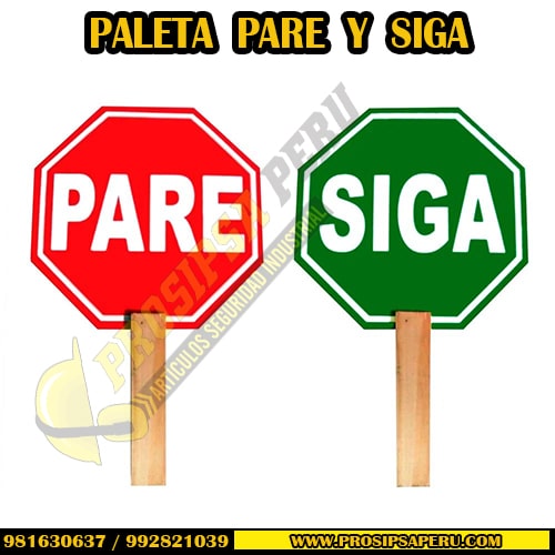 PALETA DE MADERA PARE Y SIGA