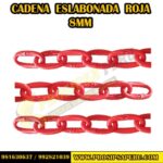 CADENA PLASTICA NACIONAL ROJO 8MM